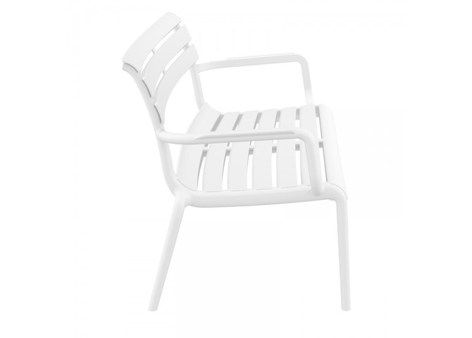 PARIS ΚΑΝΑΠΕΣ WHITE 116X70X75εκ. ΠΟΛ/ΝΙΟΥ