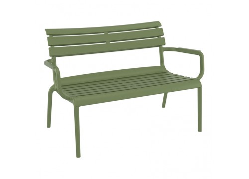 PARIS ΚΑΝΑΠΕΣ OLIVE GREEN 116X70X75εκ. ΠΟΛ/ΝΙΟΥ