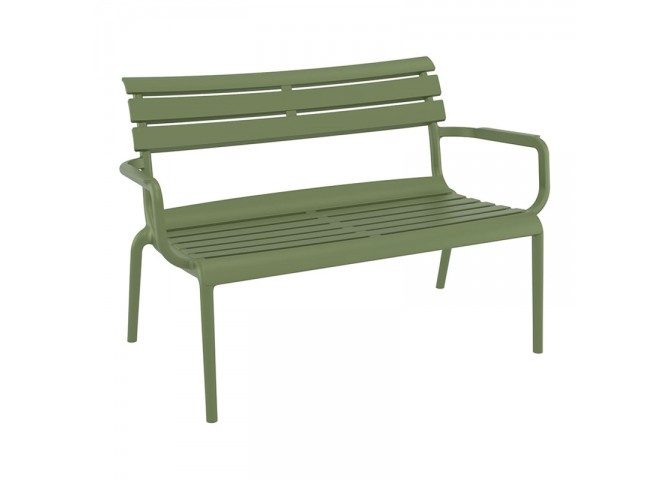 PARIS ΚΑΝΑΠΕΣ OLIVE GREEN 116X70X75εκ. ΠΟΛ/ΝΙΟΥ