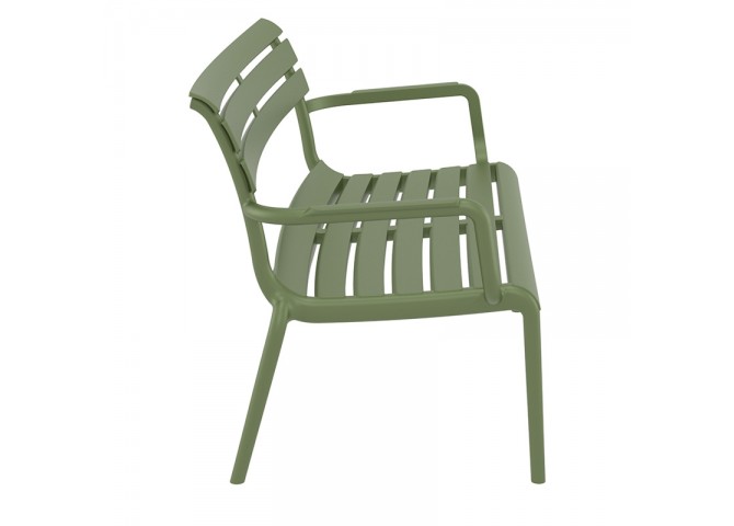 PARIS ΚΑΝΑΠΕΣ OLIVE GREEN 116X70X75εκ. ΠΟΛ/ΝΙΟΥ