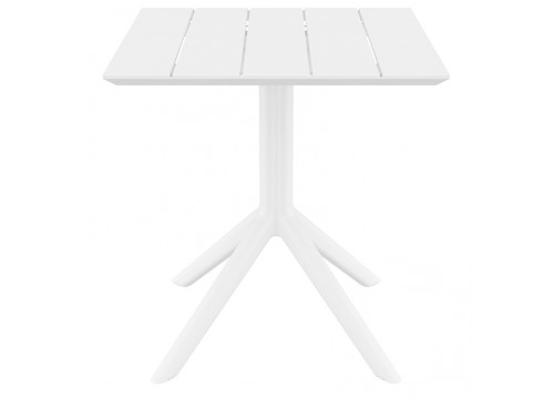 PARIS WHITE 70X70X74εκ. ΤΡΑΠΕΖΙ ΠΟΛ/ΝΙΟΥ