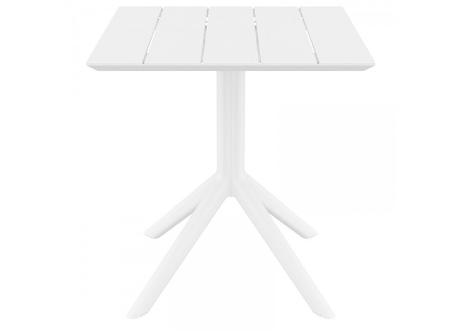 PARIS WHITE 70X70X74εκ. ΤΡΑΠΕΖΙ ΠΟΛ/ΝΙΟΥ