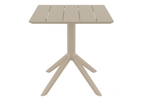 PARIS TAUPE 70X70X74εκ. ΤΡΑΠΕΖΙ ΠΟΛ/ΝΙΟΥ