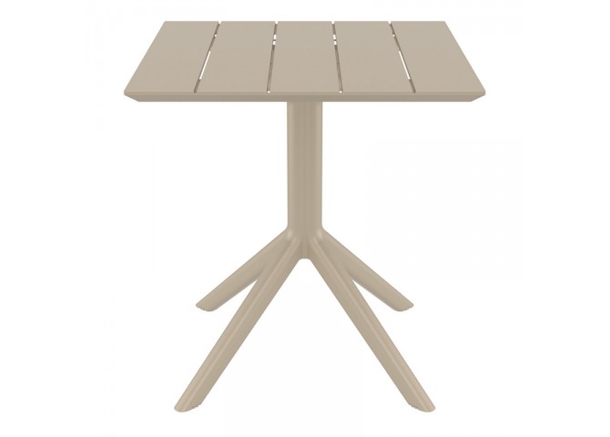 PARIS TAUPE 70X70X74εκ. ΤΡΑΠΕΖΙ ΠΟΛ/ΝΙΟΥ