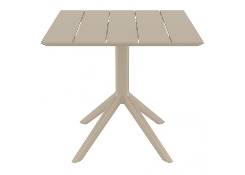 PARIS TAUPE 80X80X74εκ. ΤΡΑΠΕΖΙ ΠΟΛ/ΝΙΟΥ