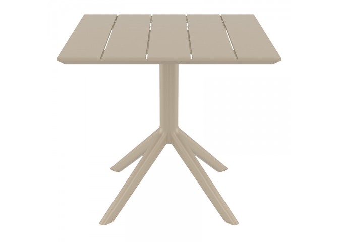 PARIS TAUPE 80X80X74εκ. ΤΡΑΠΕΖΙ ΠΟΛ/ΝΙΟΥ