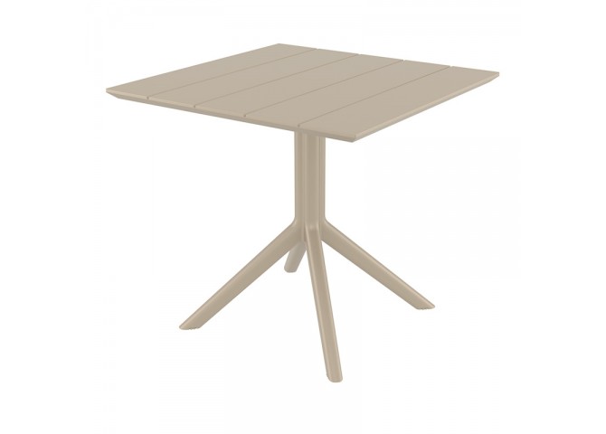 PARIS TAUPE 80X80X74εκ. ΤΡΑΠΕΖΙ ΠΟΛ/ΝΙΟΥ