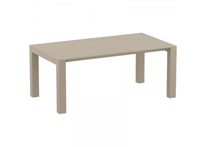 Σετ Τραπεζαρίας 7τμχ Vegas Sky Pro Taupe 100X180/220Χ75εκ.