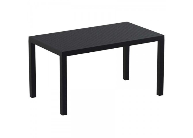 Σετ Τραπεζαρίας 5τμχ Ares Loft Black 140Χ80Χ75εκ.