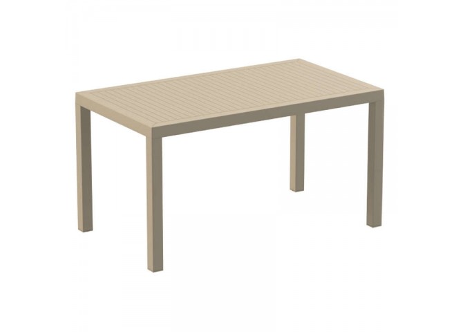 Σετ Τραπεζαρίας 5τμχ Ares Loft Taupe 140Χ80Χ75εκ.