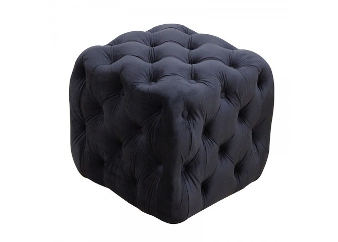 ASTRA ΣΚΑΜΠΟ BLACK VELVET ΥΦΑΣΜΑ 45X45Χ45εκ.