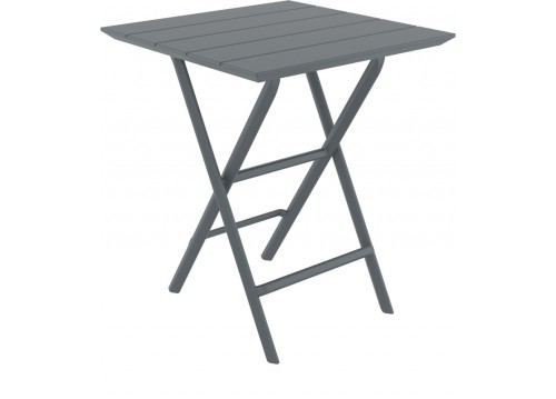 HELEN DARK GREY 60Χ60X74εκ. ΤΡΑΠΕΖΙ ΠΤΥΣ/ΝΟ ΠΟΛ/ΝΙΟΥ