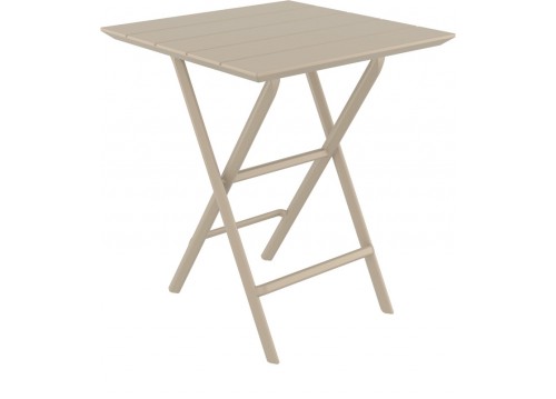 HELEN TAUPE 60Χ60X74εκ. ΤΡΑΠΕΖΙ ΠΤΥΣ/ΝΟ ΠΟΛ/ΝΙΟΥ
