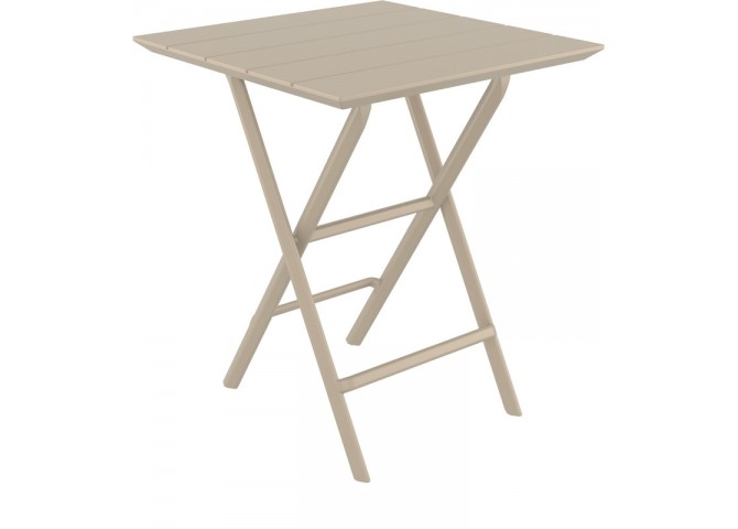 HELEN TAUPE 60Χ60X74εκ. ΤΡΑΠΕΖΙ ΠΤΥΣ/ΝΟ ΠΟΛ/ΝΙΟΥ