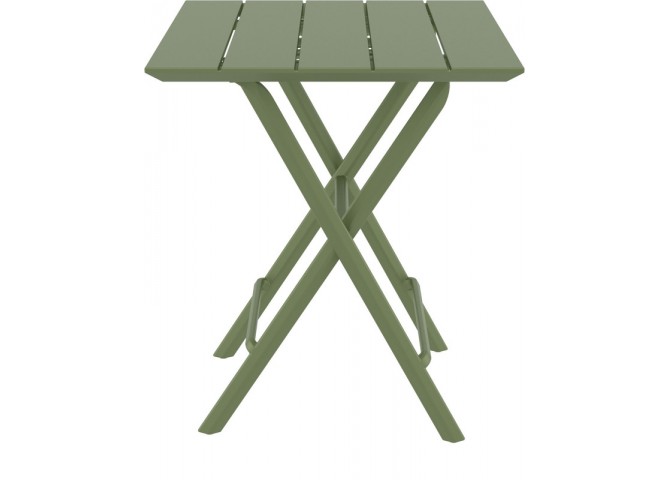 HELEN OLIVE GREEN 60Χ60X74εκ. ΤΡΑΠΕΖΙ ΠΤΥΣ/ΝΟ ΠΟΛ/ΝΙΟΥ
