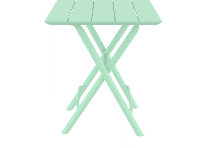 HELEN OPALINE GREEN 60Χ60X74εκ. ΤΡΑΠΕΖΙ ΠΤΥΣ/ΝΟ ΠΟΛ/ΝΙΟΥ