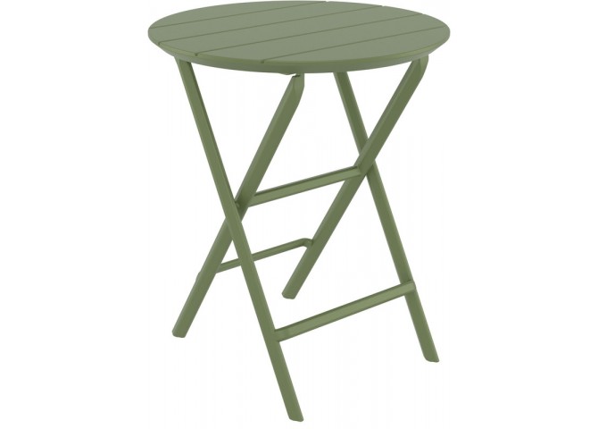 HELEN OLIVE GREEN Φ60X74εκ. ΤΡΑΠΕΖΙ ΠΤΥΣ/ΝΟ ΠΟΛ/ΝΙΟΥ
