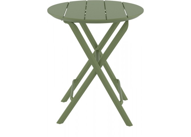 HELEN OLIVE GREEN Φ60X74εκ. ΤΡΑΠΕΖΙ ΠΤΥΣ/ΝΟ ΠΟΛ/ΝΙΟΥ