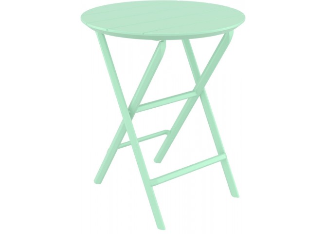 HELEN OPALINE GREEN Φ60X74εκ. ΤΡΑΠΕΖΙ ΠΤΥΣ/ΝΟ ΠΟΛ/ΝΙΟΥ