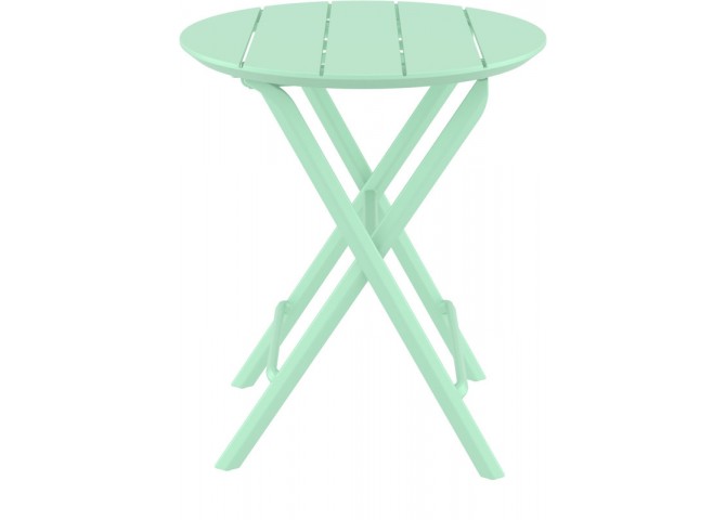 HELEN OPALINE GREEN Φ60X74εκ. ΤΡΑΠΕΖΙ ΠΤΥΣ/ΝΟ ΠΟΛ/ΝΙΟΥ