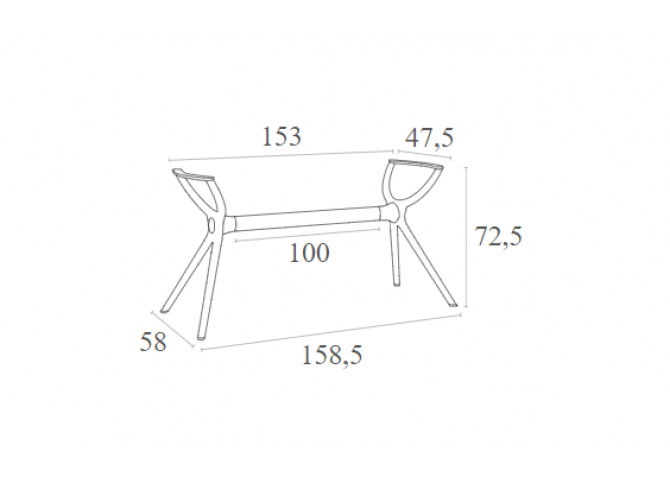 ΑΙR ΒΑΣΗ DOVE GREY XL ΜΕΓΑΛΗ ΠΟΛ/ΝΙΟΥ 158,5x58x72,5εκ