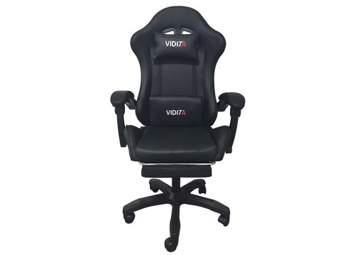 A6060 ΜΑΥΡΟ ΠΟΛΥΘΡΟΝΑ GAMING/ΜΕ ΥΠΟΠΟΔΙΟ