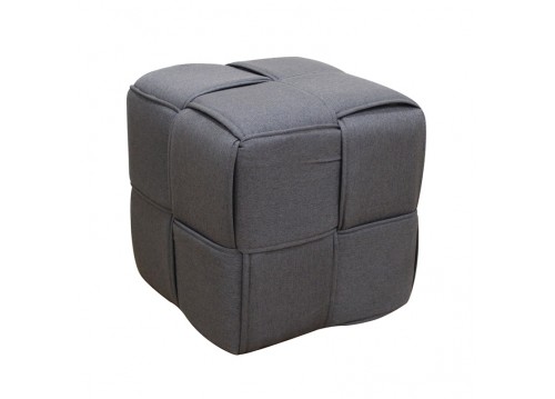 LINE ΣΚΑΜΠΟ GREY ΥΦΑΣΜΑ 40X40X40εκ.