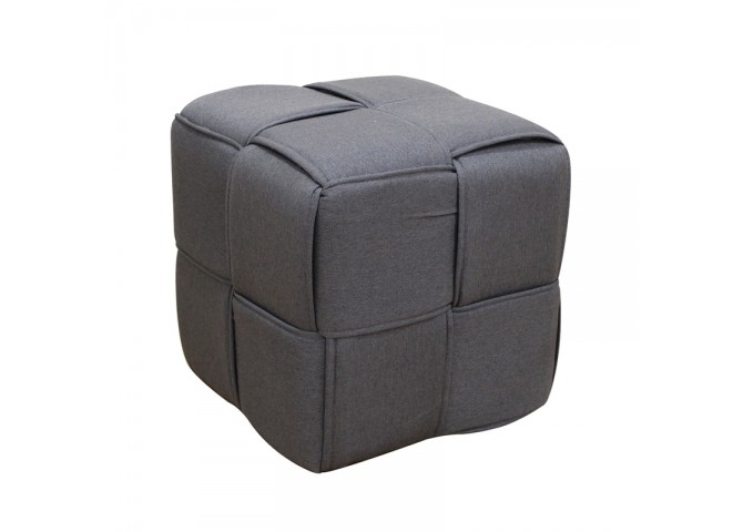 LINE ΣΚΑΜΠΟ GREY ΥΦΑΣΜΑ 40X40X40εκ.