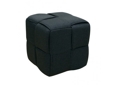 LINE ΣΚΑΜΠΟ BLACK ΥΦΑΣΜΑ 40X40X40εκ.