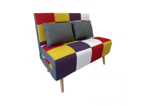 SARA PATCHWORK ΥΦΑΣΜΑ ΚΑΝΑΠΕΣ/ΚΡΕΒΑΤΙ 134Χ80εκ.
