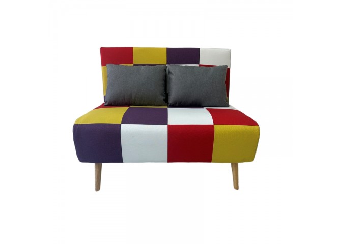 SARA PATCHWORK ΥΦΑΣΜΑ ΚΑΝΑΠΕΣ/ΚΡΕΒΑΤΙ 134Χ80εκ.