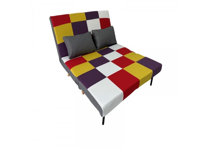 SARA PATCHWORK ΥΦΑΣΜΑ ΚΑΝΑΠΕΣ/ΚΡΕΒΑΤΙ 134Χ80εκ.