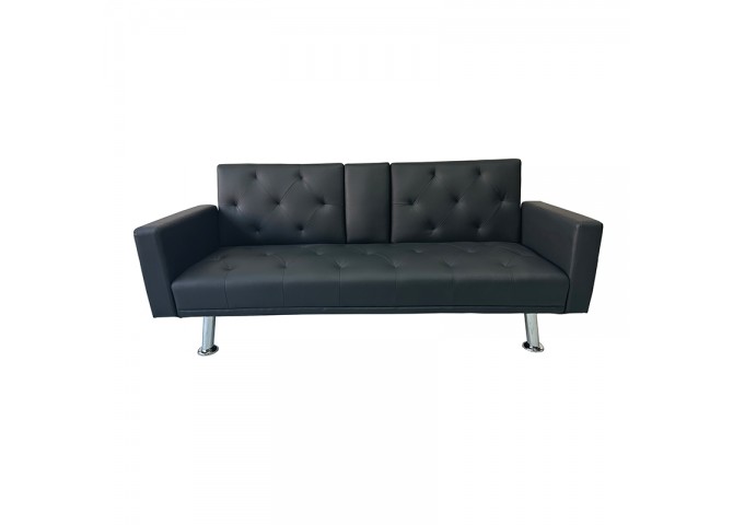 REST/ARMS BLACK PU ΚΑΝΑΠΕΣ-ΚΡΕΒΑΤΙ 188X88εκ.