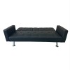 REST/ARMS BLACK PU ΚΑΝΑΠΕΣ-ΚΡΕΒΑΤΙ 188X88εκ.