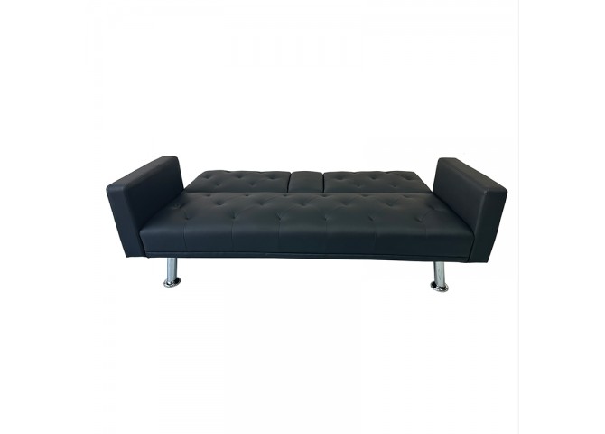 REST/ARMS BLACK PU ΚΑΝΑΠΕΣ-ΚΡΕΒΑΤΙ 188X88εκ.