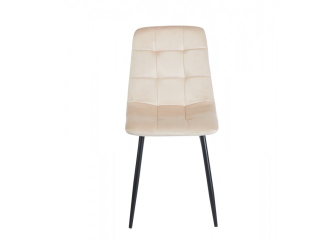 OSCAR BEIGE VELVET ΥΦΑΣΜΑ ΚΑΡΕΚΛΑ ΜΕΤΑΛΛΙΚΗ