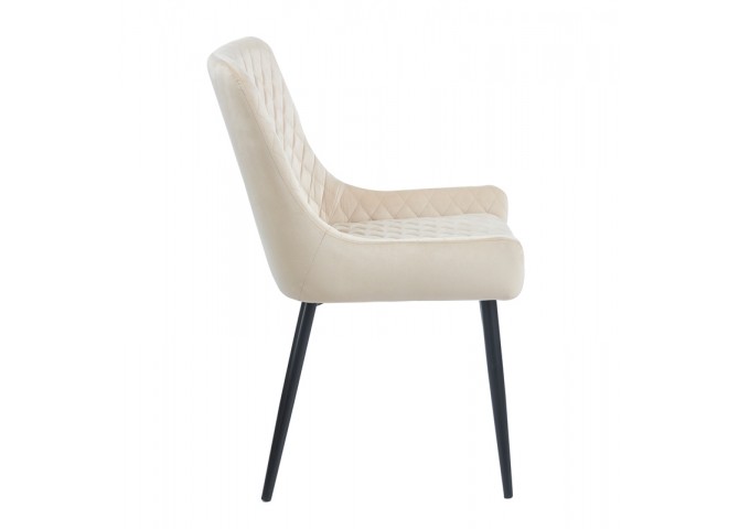 VANESA BEIGE VELVET ΥΦΑΣΜΑ ΚΑΡΕΚΛΑ ΜΕΤΑΛΛΙΚΗ