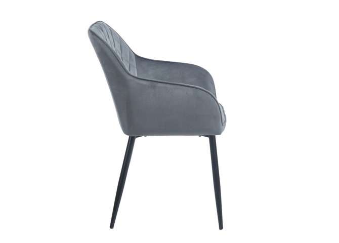 SIENA GREY VELVET ΥΦΑΣΜΑ ΠΟΛΥΘΡΟΝΑ ΜΕΤΑΛΛΙΚΗ