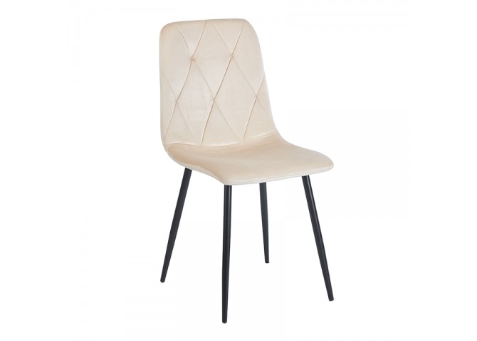 EVA BEIGE VELVET ΥΦΑΣΜΑ ΚΑΡΕΚΛΑ ΜΕΤΑΛΛΙΚΗ