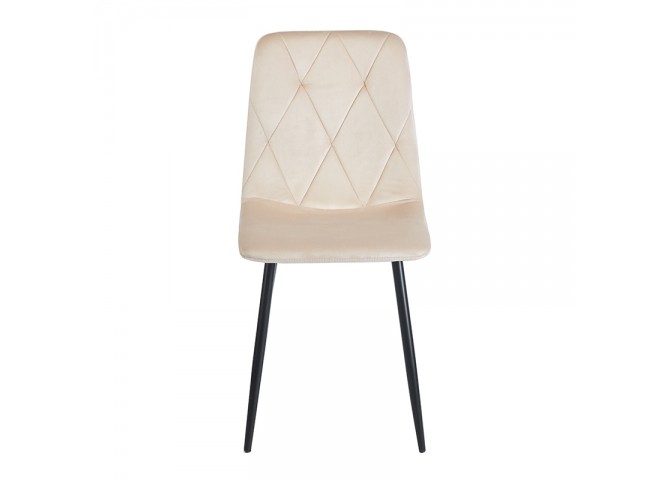 EVA BEIGE VELVET ΥΦΑΣΜΑ ΚΑΡΕΚΛΑ ΜΕΤΑΛΛΙΚΗ