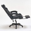 A9937 ΜΑΥΡΟ PVC ΠΟΛΥΘΡΟΝΑ GAMING/ΜΕ ΥΠΟΠΟΔΙΟ