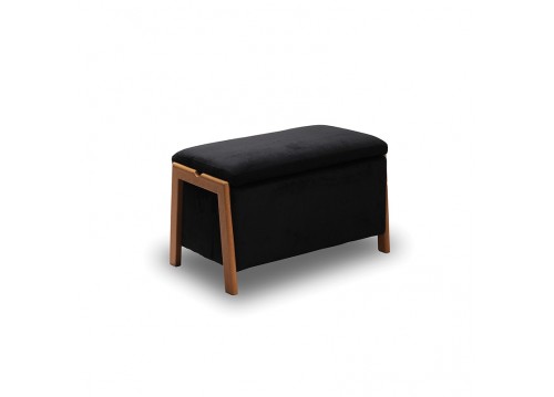 DALI ΣΚΑΜΠΟ VELVET BLACK ΜΕ ΑΠΟΘ. ΧΩΡΟ 75X42X44εκ.