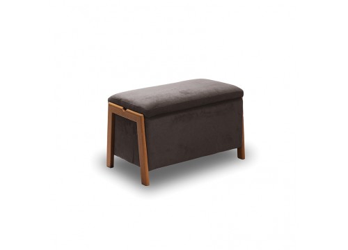 DALI ΣΚΑΜΠΟ VELVET BROWN ΜΕ ΑΠΟΘ. ΧΩΡΟ 75X42X44εκ.
