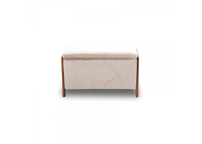 DALI ΣΚΑΜΠΟ VELVET BEIGE ΜΕ ΑΠΟΘ. ΧΩΡΟ 75X42X44εκ.