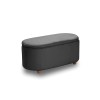 FOSTER ΣΚΑΜΠΟ VELVET GREY ΜΕ ΑΠΟΘ. ΧΩΡΟ 99Χ45X45εκ.