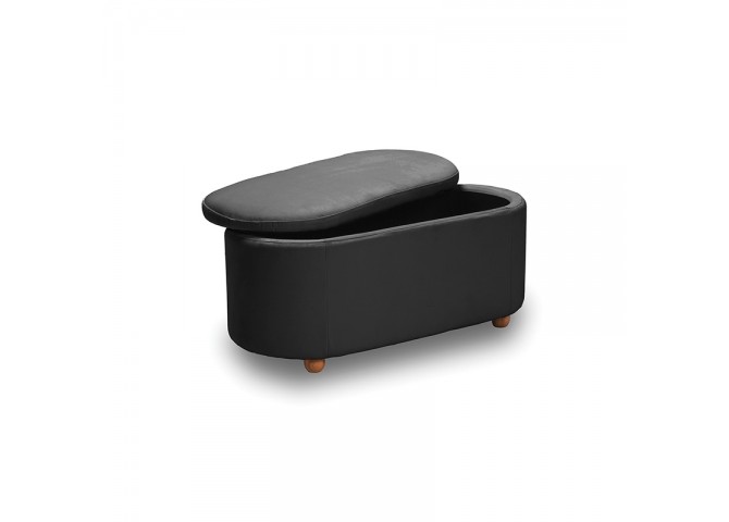 FOSTER ΣΚΑΜΠΟ VELVET GREY ΜΕ ΑΠΟΘ. ΧΩΡΟ 99Χ45X45εκ.