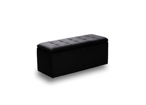 LIDO ΣΚΑΜΠΟ VELVET BLACK ΜΕ ΑΠΟΘ. ΧΩΡΟ 101X41X42εκ.