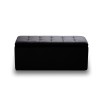 LIDO ΣΚΑΜΠΟ VELVET BLACK ΜΕ ΑΠΟΘ. ΧΩΡΟ 101X41X42εκ.