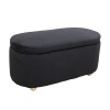 FOSTER ΣΚΑΜΠΟ VELVET BLACK ΜΕ ΑΠΟΘ. ΧΩΡΟ 99Χ45X45εκ.