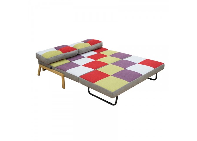 SARA Q PATCHWORK ΥΦΑΣΜΑ ΚΑΝΑΠΕΣ/ΚΡΕΒΑΤΙ 151Χ96εκ.